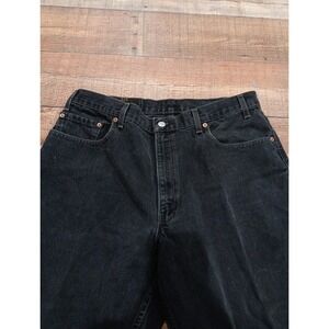 VTG 90s Levi's 560 Red Tab Made In USA Faded Black Mens 38x30 Loose Fit 2115